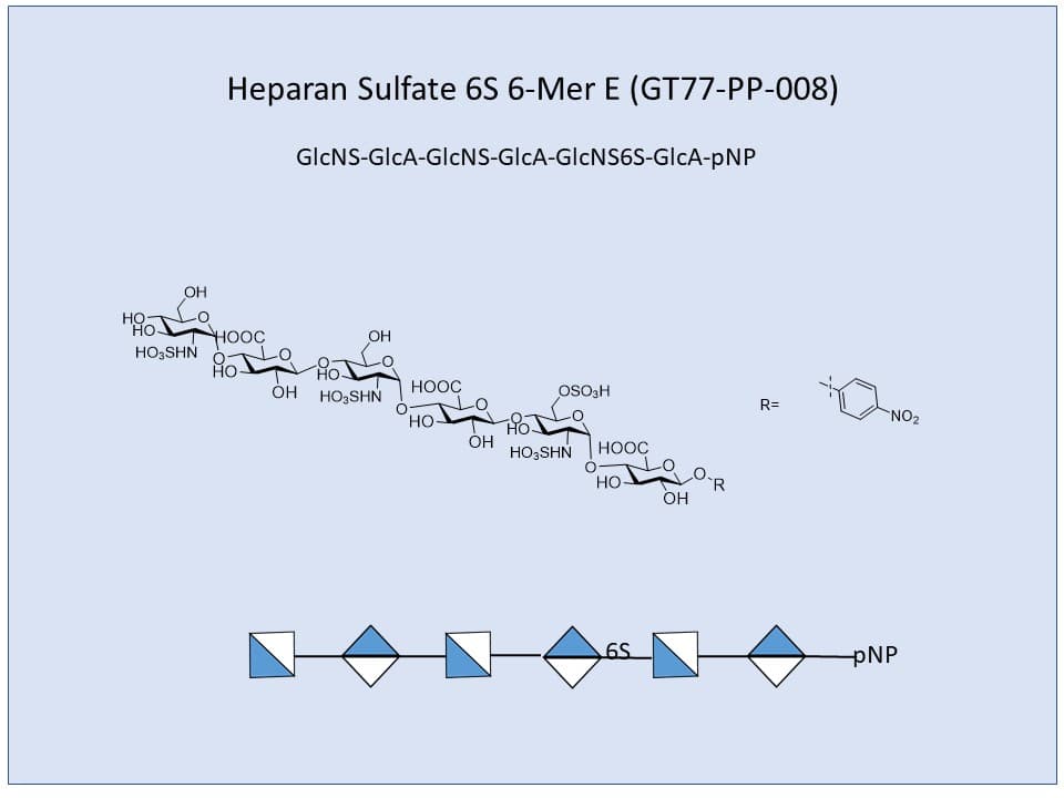 Heparan Sulfate 6S 6-Mer E pNP