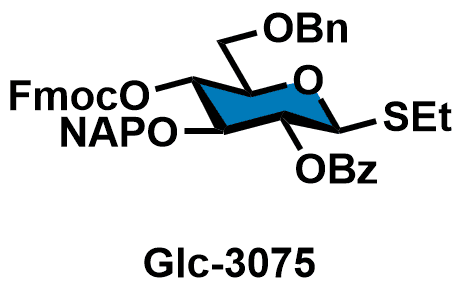 Ethyl 2-O-benzoyl-3-O-(2-naphthylmethyl)-4-O-(9-fluorenylmethoxycarbonyl)-6-O-benzyl-1-thio-β-D-glucopyranoside