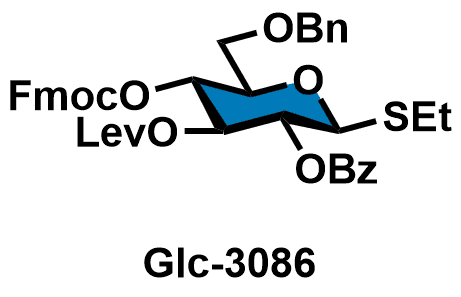 Ethyl 2-O-benzoyl-3-O-levulinoyl-4-O-(9-fluorenylmethoxycarbonyl)-6-O-benzyl-1-thio-beta-D-glucopyranoside