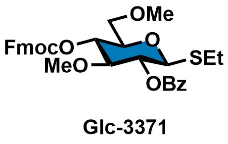 Ethyl 2-O-benzoyl-3,6-di-O-methyl-4-O-(9-fluorenylmethoxycarbonyl)-1-thio- β-D glucopyranoside