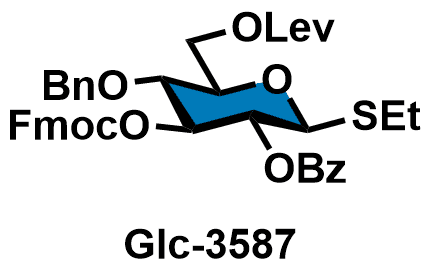 Ethyl 2-O-benzoyl-4-O-benzyl-3-O-(9-fluorenylmethoxycarbonyl)-6-O-levulinoyl-1-thio- β-D-glucopyranoside