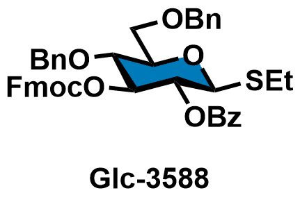 Ethyl 2-O-benzoyl-4,6-di-O-benzyl-3-O-(9-fluorenylmethoxycarbonyl)-1-thio-β-Dglucopyranoside