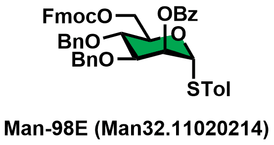 4-Methylphenyl 2-O-benzoyl-3-O-(9-fluorenylmethoxycarbonyl)-4-O-Benzyl-6-O-levulinoyl-1-thio-α-D-mannopyranoside
