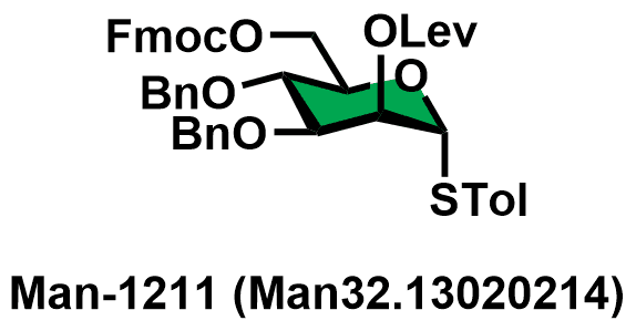 4-Methylphenyl 3,4-di-O-benzyl-6-O-(9-fluorenylmethoxycarbonyl)-2-O-levulinoyl-1-thio-α-D-mannopyranoside
