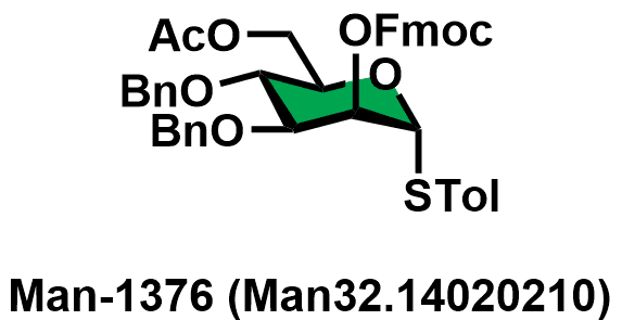 4-Methylphenyl 6-O-acetyl-3,4-di-O-benzyl-2-O-(9-fluorenylmethoxycarbonyl)-1-thio-α-D-mannopyranoside