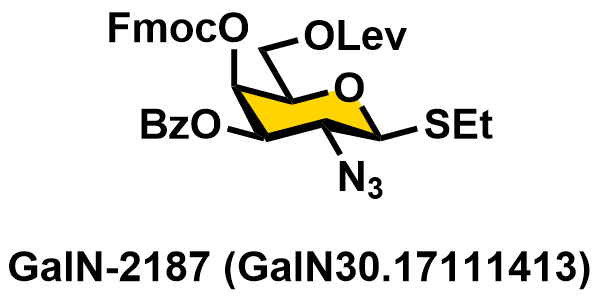 Ethyl 2-azido-3-O-benzoyl-2-deoxy-4-O-(9-fluorenylmethoxycarbonyl)-6-O-levulinoyl-1-thio-β-D-galactopyranoside