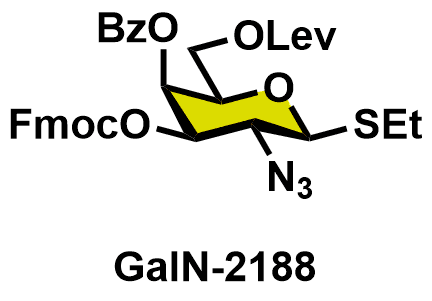 Ethyl 2-azido-4-O-benzoyl-2-deoxy-3-O-(9-fluorenylmethoxycarbonyl)-6-O-levulinoyl-1-thio-β-D-galactopyranoside