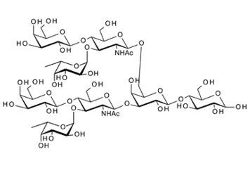 Difucosyllacto-N-neohexaose I , DFLNnH; Cluster Lewis x octasaccharide branched