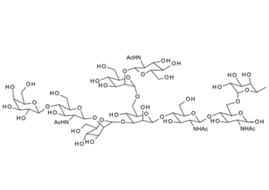 G-NGA2F N-Glycan , Monogalactosylated, core fucosylated, asialo