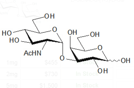 GlcNAc-a-(1-3)-Gal ; 3-O-(2-Acetamido-2-deoxy-a-D-glucopyranosyl)-D-galactose,
