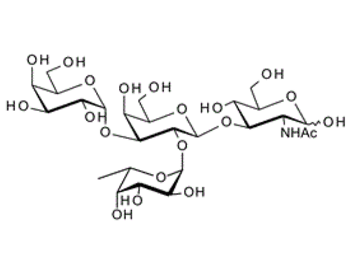 Gala1-3(Fuca1-2)Galb1-3GlcNAc ; Blood Group B type I tetrasaccharide