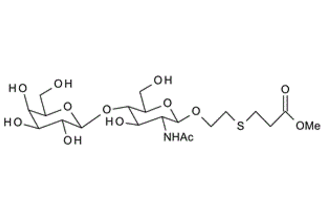 Carbomethoxyethylthioethyl 2-acetamido-2-deoxy-4-O-(b-D-galactopyranosyl)-b-D-glucopyranoside