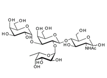 Gala1-3(Fuca1-2)Galb1-4GlcNAc ; Blood Group B type II tetrasaccharide,