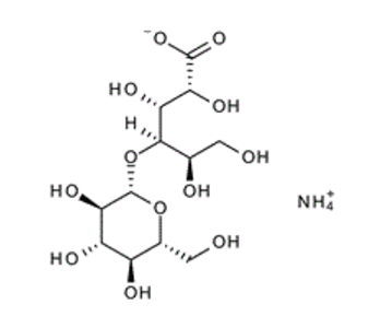 4-O-b-D-Glucopyranosyl-D-gluconic acid ; Cellobionic acid ammonium salt