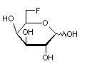 6-Deoxy-6-fluoro-D-galactose, 6FDG, CAS:447-25-6,