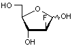 2-Deoxy-2-fluoro-D-arabinofuranose, CAS:125155-51-3