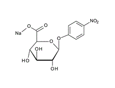Sodium(2S,3S,4S,5R,6S)-3,4,5-trihydroxy-6-(4-nitrophenoxy)tetrahydro-2H-pyran-2-carboxylate