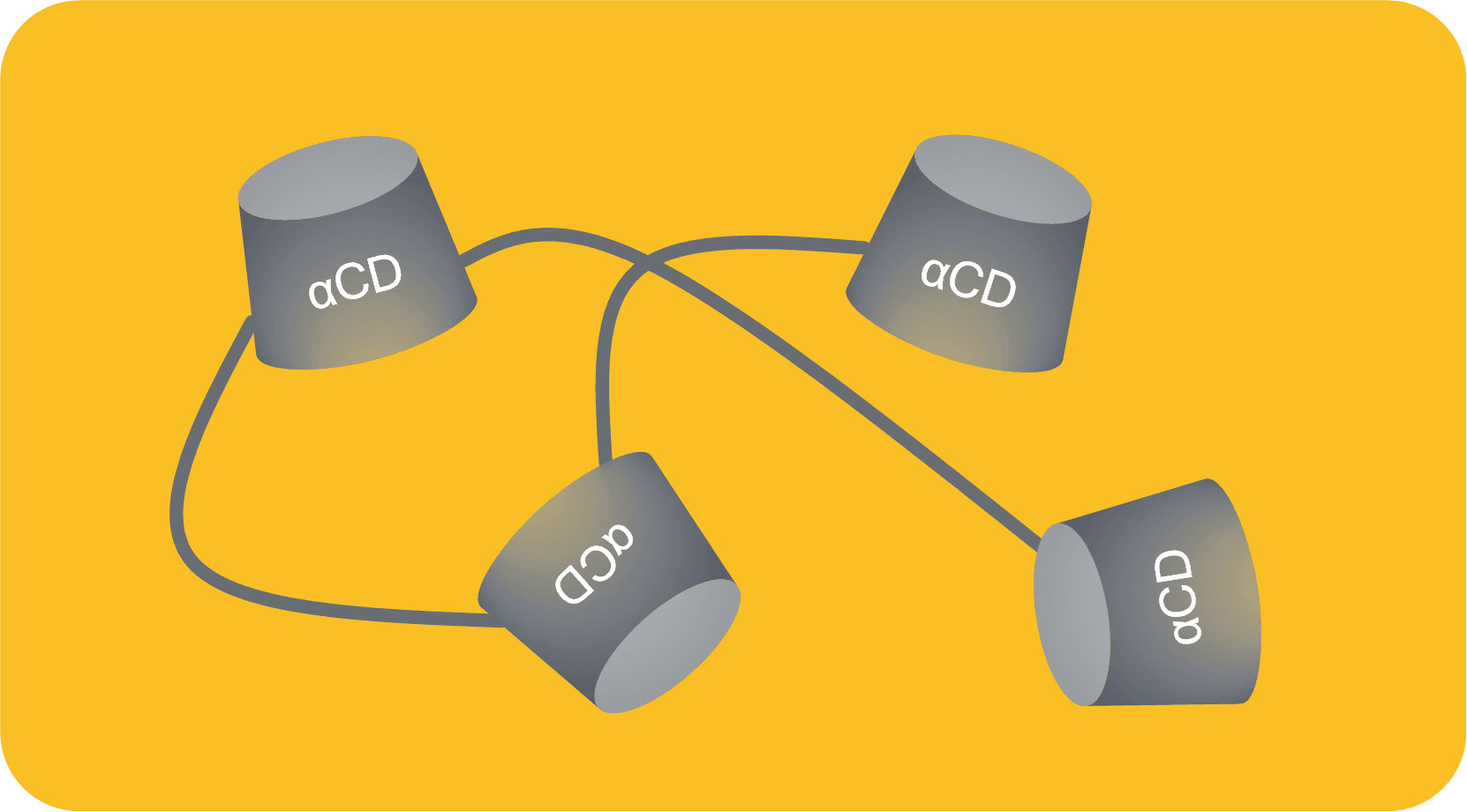 Soluble alpha-cyclodextrin polymer crosslinked with epichlorohydrin
