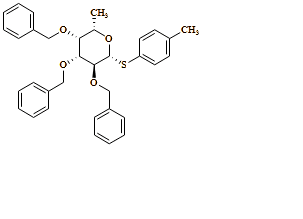 4-methylphenyl 2,3,4-tri-O-benzyl-6-deoxy-1-thio-beta-L-galactopyranoside