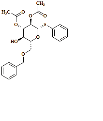?-D-Glucopyranoside, phenyl 6-O-(phenylmethyl)-1-thio-, 2,3-diacetate