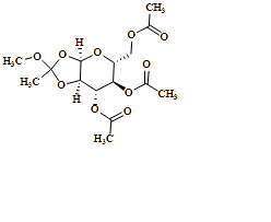 ?-D-Glucopyranose, 1,2-O-(1-methoxyethylidene)-, 3,4,6-triacetate