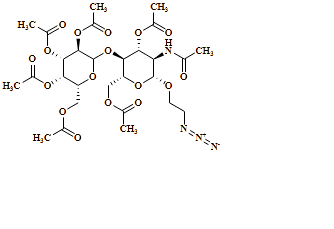 ?-D-Glucopyranoside, 2-azidoethyl 2-(acetylamino)-2-deoxy-4-O-(2,3,4,6-tetra-O-acetyl-?-D-galactopyranosyl)-, 3,6-diacetate