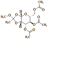 ?-D-Mannopyranose, 1,2-O-(1-methoxyethylidene)-, 3,4,6-triacetate