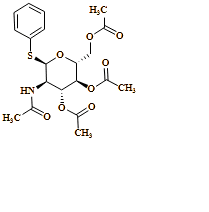?-D-Glucopyranoside, phenyl 2-(acetylamino)-2-deoxy-1-thio-, 3,4,6-triacetate