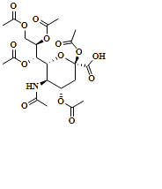 2,4,7,8,9-Penta-O-acetyl N-acetylneuraminic acid