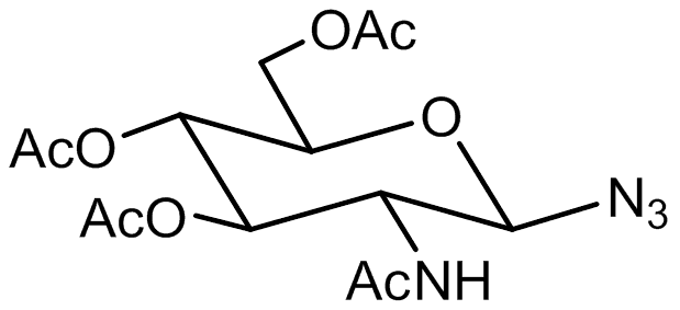 3,4,6-tri-O-acetyl-a-D-GlcNAc azide
(2-Acetamido-3,4,6-tri-O-acetyl-2-deoxy-a-D-glucopyranosyl azide)
