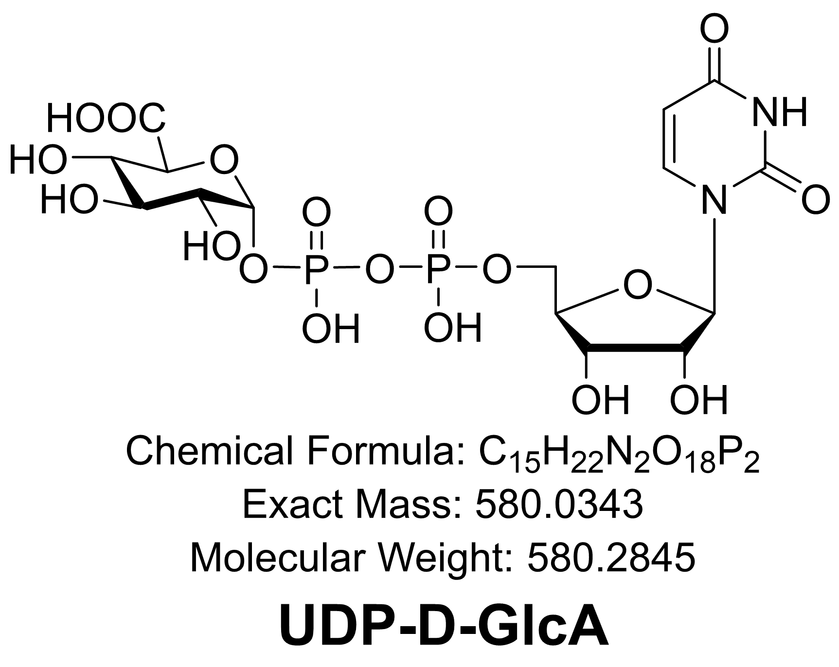 UDP-D-GlcA (UDP-glucuronic acid, 63700-19-6)