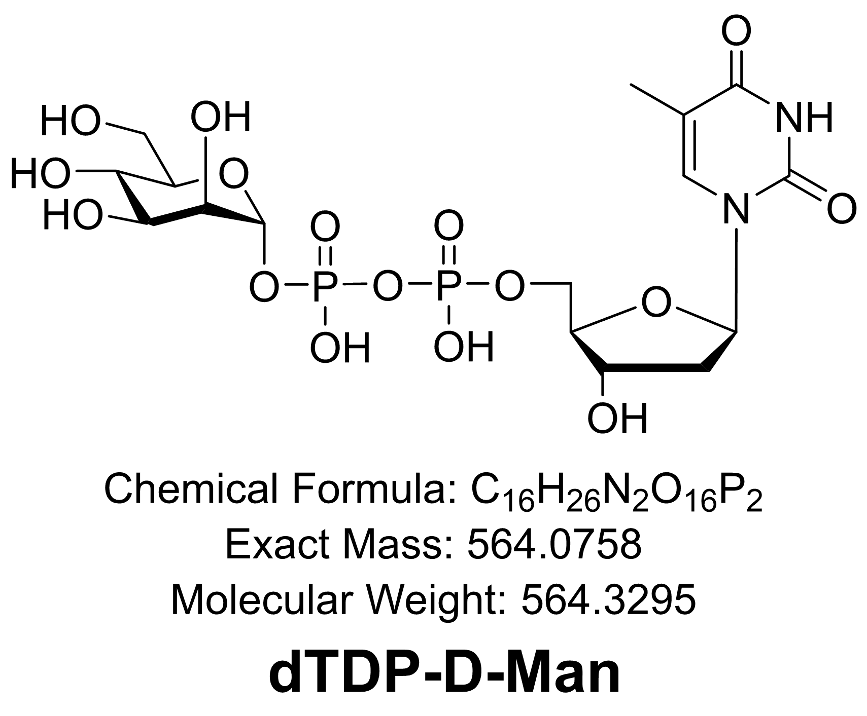 dTDP-D-Man (dTDP-D-mannose)