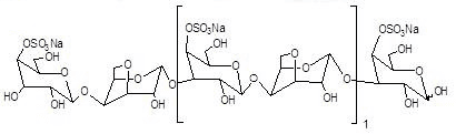 K-Carrapentaose Trisodium Salt
