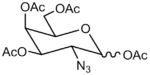 2-Azido-2-deoxy-1-3-4-6-tetra-O-acetyl-a-b-D-galactopyranose