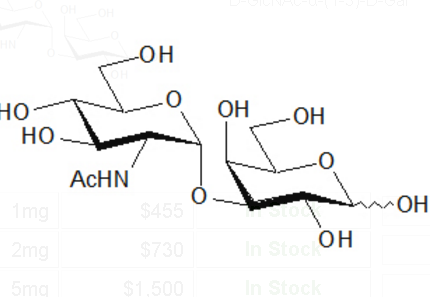 GlcNAc-a-(1-3)-Gal ; 3-O-(2-Acetamido-2-deoxy-a-D-glucopyranosyl)-D-galactose,