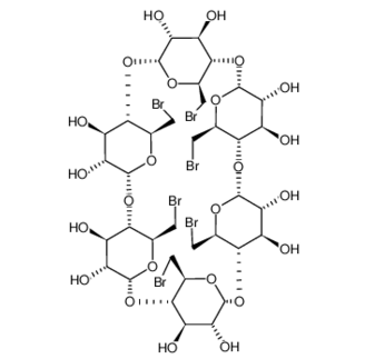Hexakis-(6-bromo-6-deoxy)-a-cyclodextrin ; 6-Bromo-6-deoxy-a-cyclodextrin