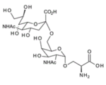 STNEpitope-6-O-a-Sialyl-2-acetamido-2-deoxy-a-D-galactopyranosyl-1-O-serine