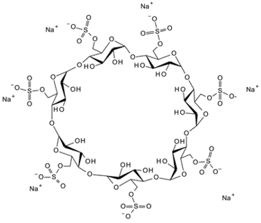 b-Cyclodextrin hydrogen sulfate,  sodium salt