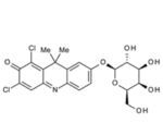 1-3-Dichloro-9-9-dimethyl-7-2S-3R-4S-5R-6R-3-4-5-trihydroxy-6-hydroxymethyl-tetrahydro-2H-pyran-2-yl-oxy-acridin-2-9H-one