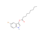 5-Bromo-3-indolylnonanoate