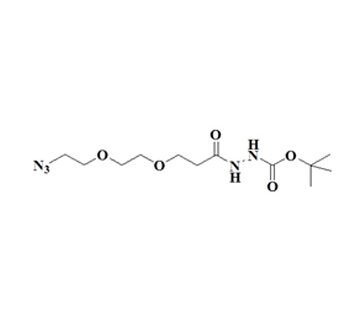 Hydrazinecarboxylicacid,2-[3-[2-(2-azidoethoxy)ethoxy]-1-oxopropyl]-,1,1-dimethylethylester