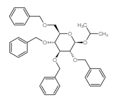 Isopropyl2,3,4,6-tetra-O-benzyl-b-D-glucopyranoside