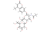 N-2S-3R-4R-5S-6R-4-hydroxy-6-hydroxymethyl-2-4-methyl-2-oxochromen-7-yl-oxy-5-2S-3R-4S-5R-6R-3-4-5-trihydroxy-6-hydroxymethyl-oxan-2-yl-oxyoxan-3-yl-acetamide