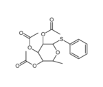 Phenyl2-3-4-tri-O-acetyl-a-L-thiorhamnopyranoside