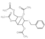 benzyl2-3-4-6-tetra-o-acetyl-1-thiohexopyranoside