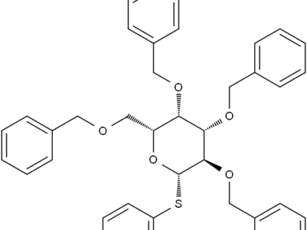  (2R,3S,4S,5R,6S)-3,4,5-Tris(benzyloxy)-2-((benzyloxy)methyl)-6-(phenylthio)tetrahydro-2H-pyran