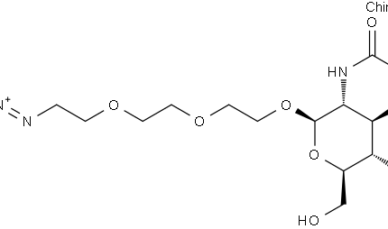 N-[(2R,3R,4R,5S,6R)-2-[2-[2-(2-azidoethoxy)ethoxy]ethoxy]-4,5-dihydroxy-6-(hydroxymethyl)oxan-3-yl]acetamide