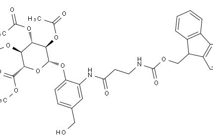 Me-triacetyl-β-D-glucopyranuronate-Ph-CH2OH-Fmoc