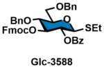 Ethyl 2-O-benzoyl-4,6-di-O-benzyl-3-O-(9-fluorenylmethoxycarbonyl)-1-thio-β-Dglucopyranoside