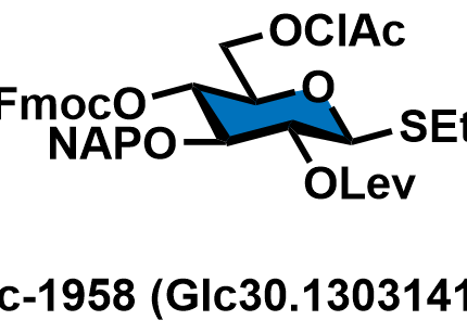 Ethyl 6-O-(2-chloroacetyl)-4-O-(9-fluorenylmethoxycarbonyl)-2-O-levulinoyl-3-O-(2-naphthylmethyl)-1-thio-β-D-glucopyranoside